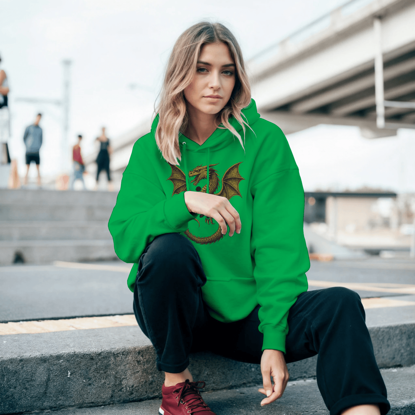 HFDB BATTLE HOODIE™ – Heavy Cotton Blend - Hood Fights Den Bosch