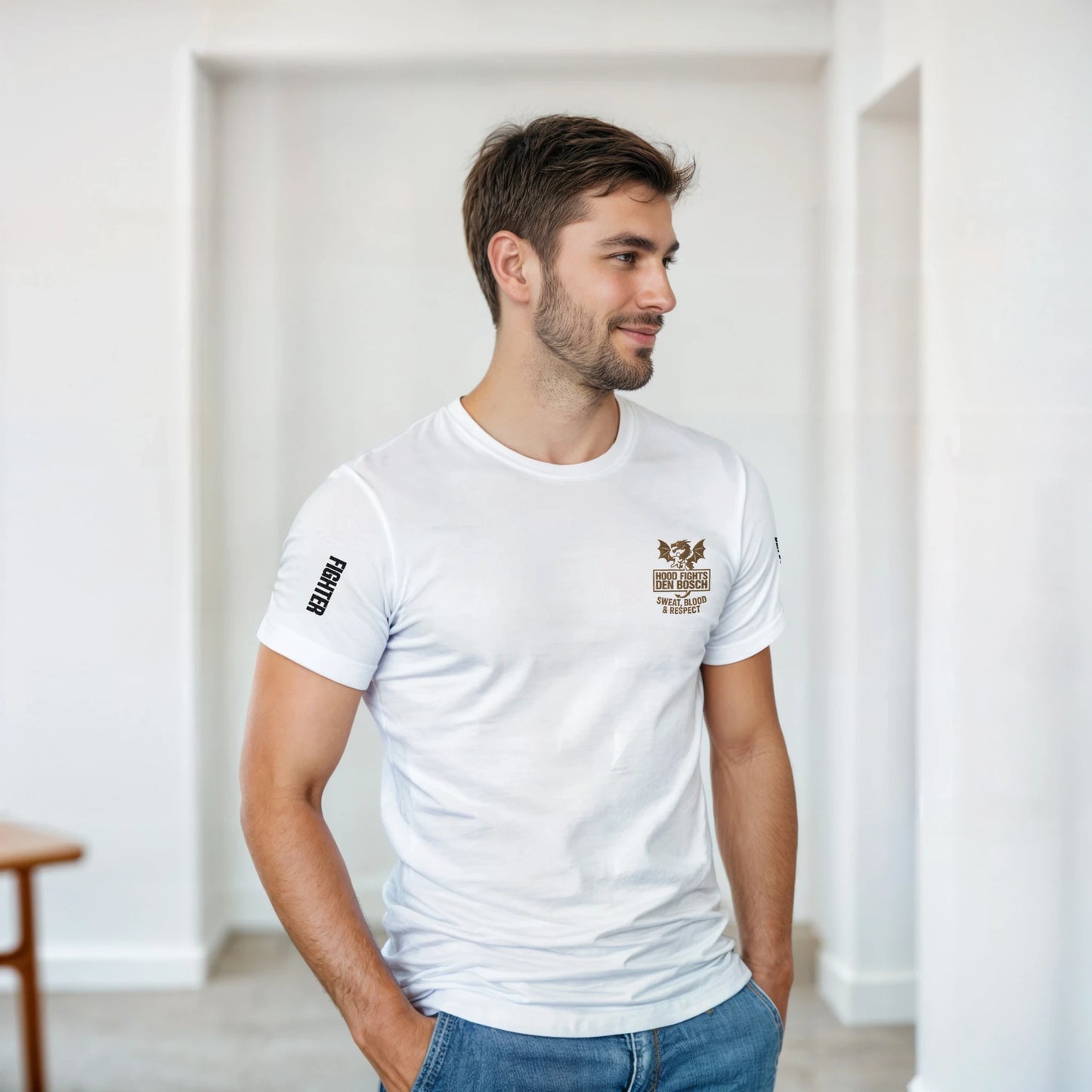 🥋 HFDB Heavyweight T-Shirt - Hood Fights Den Bosch