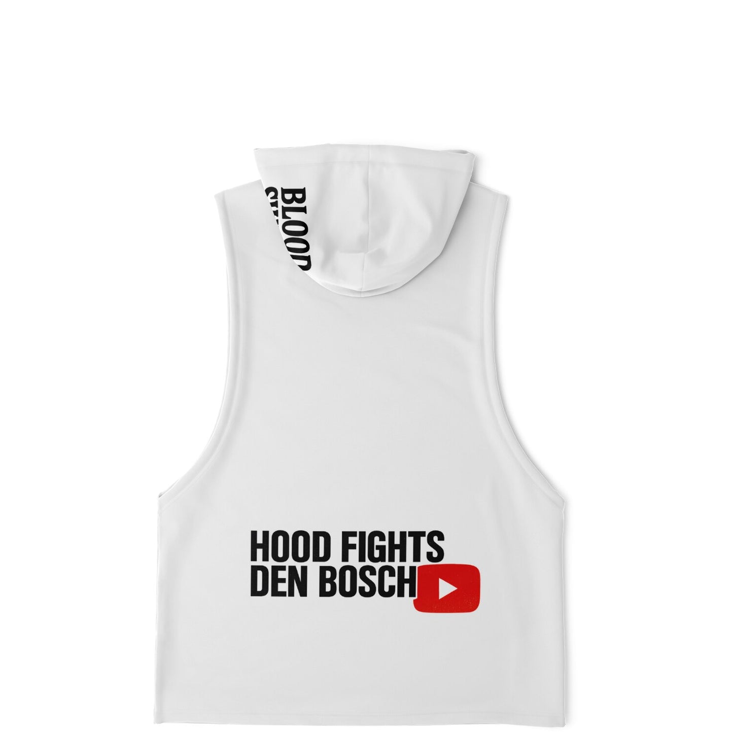 HFDB O.G Logo mouwloze Hoodie - Hood Fights Den Bosch