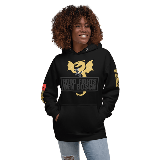 HFDB Gold Legacy Hoodie - Hood Fights Den Bosch