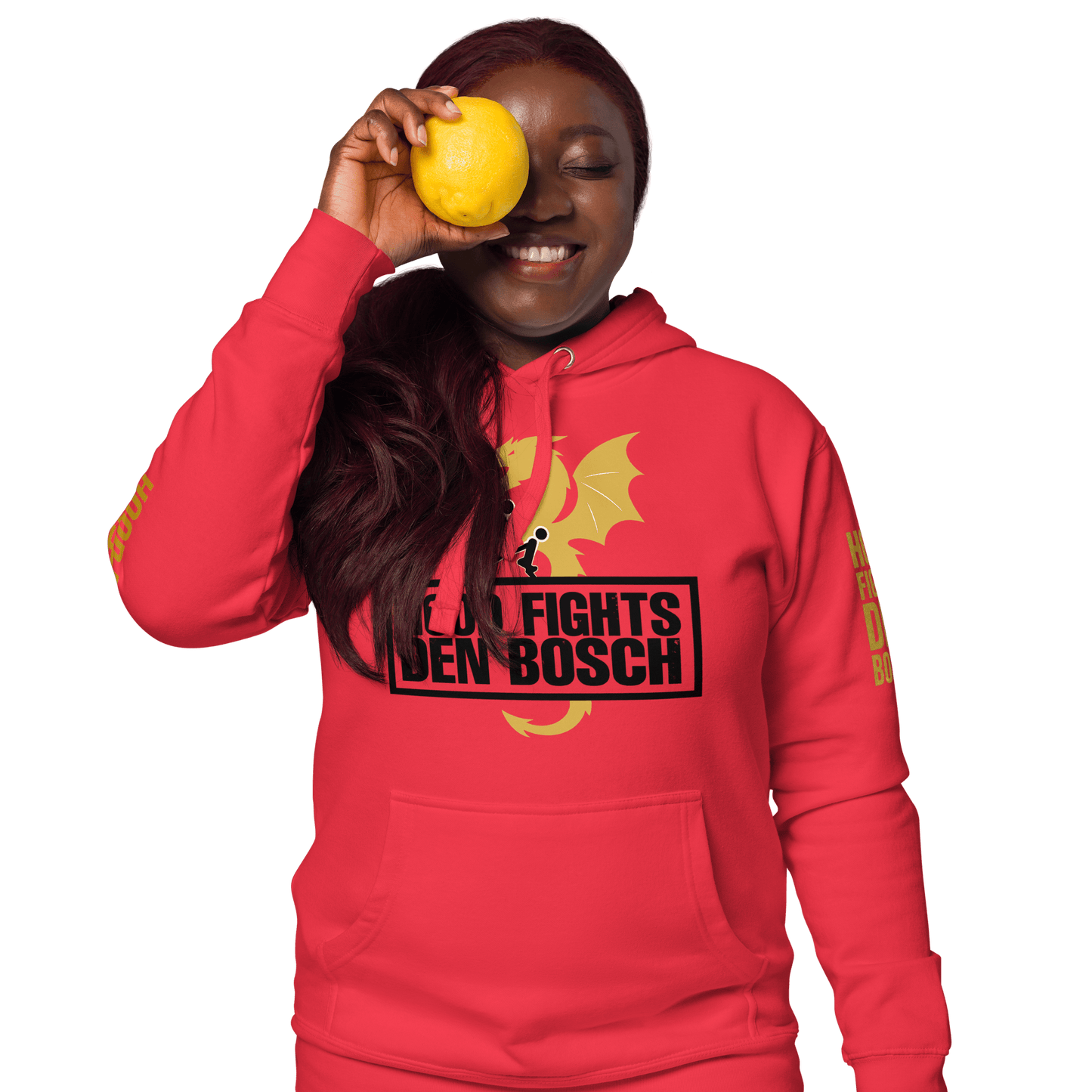 HFDB Gold Legacy Hoodie - Hood Fights Den Bosch
