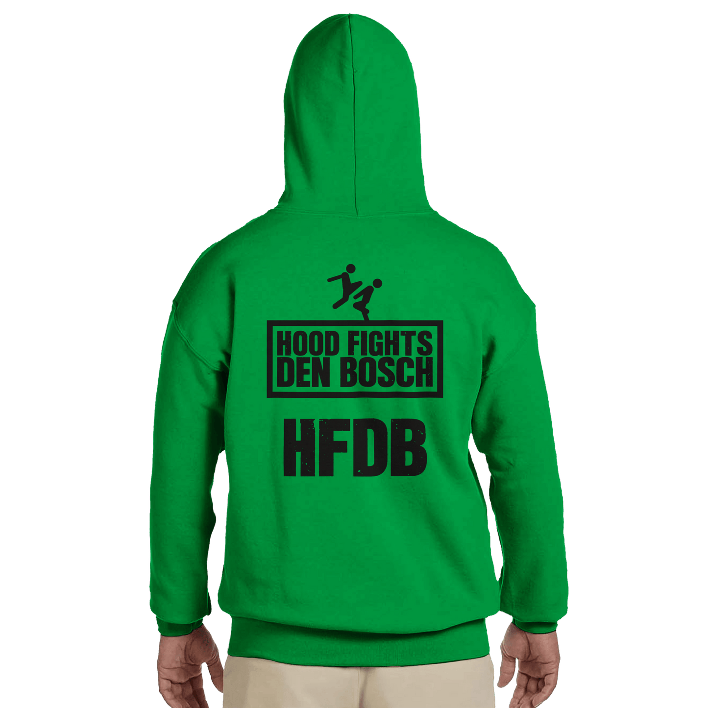 HFDB BATTLE HOODIE™ – Heavy Cotton Blend - Hood Fights Den Bosch