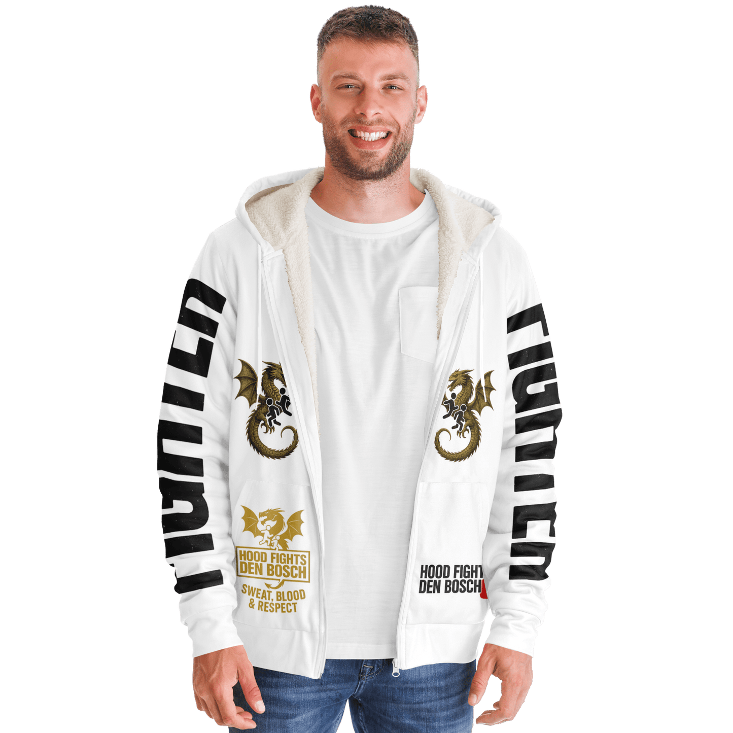 HFDB Microfleece HOODY: ultiem comfort in stijl - Hood Fights Den Bosch