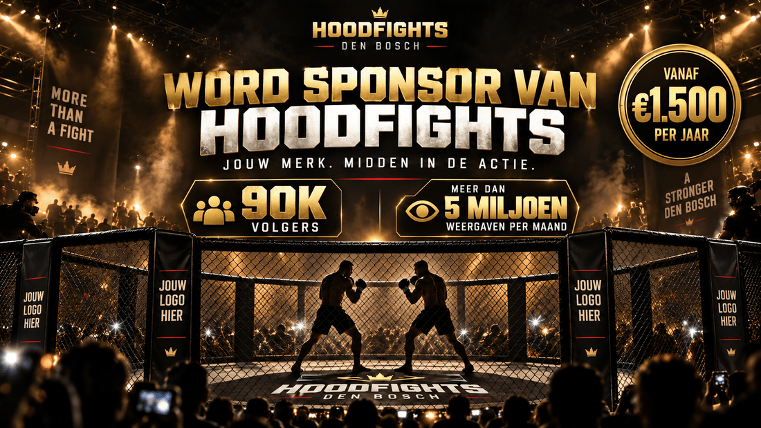 Word sponsor bij Hood Fights Den Bosch – Jouw bedrijf zichtbaar bij elk gevecht in 2026 - Hood Fights Den Bosch