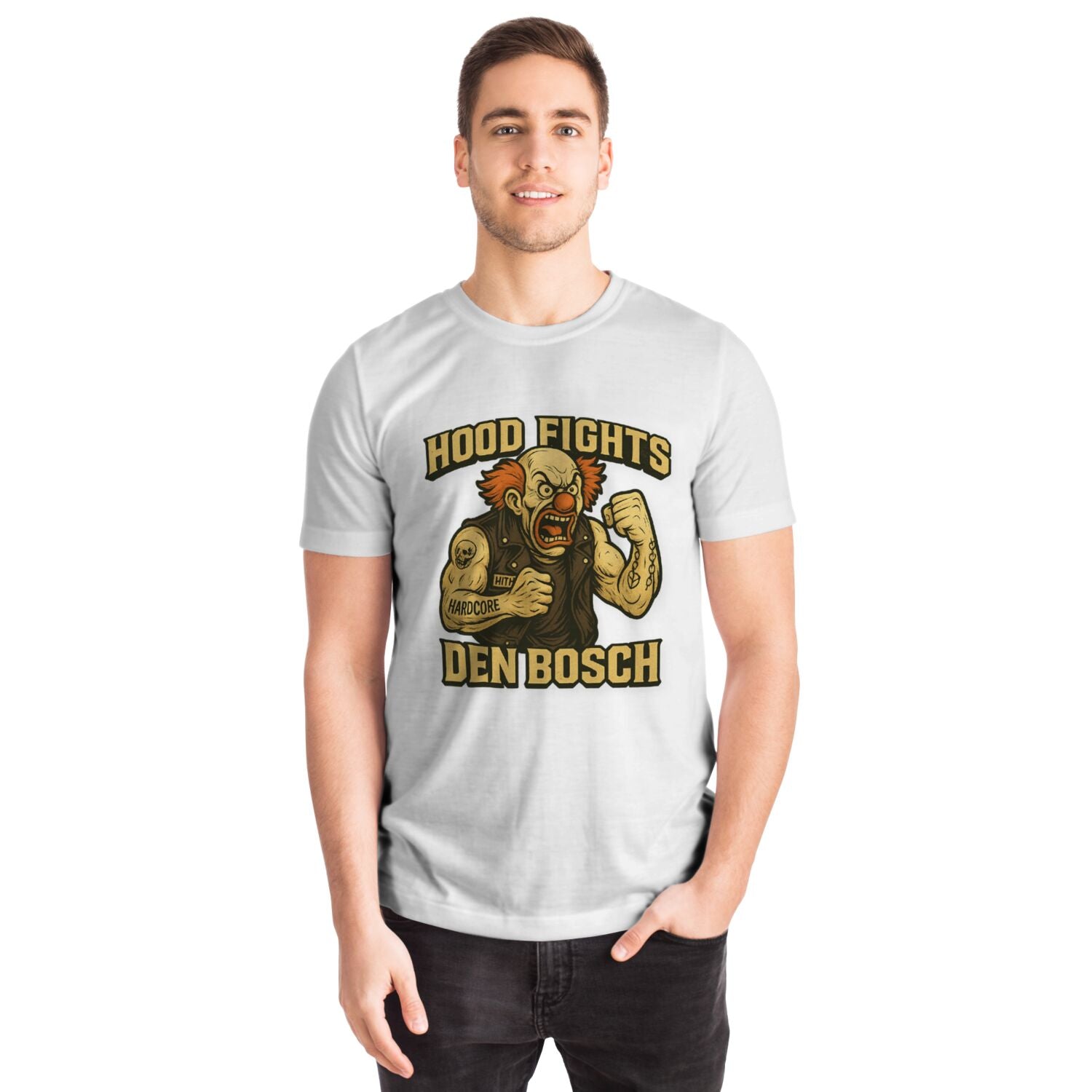T-shirt 2 HITMAN CLOWN SERIE - Hood Fights Den Bosch