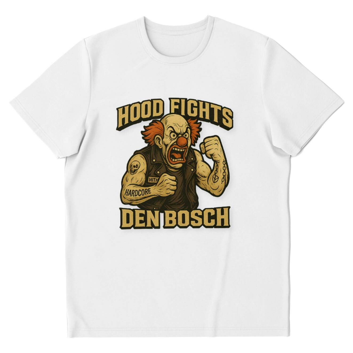 T-shirt 2 HITMAN CLOWN SERIE - Hood Fights Den Bosch