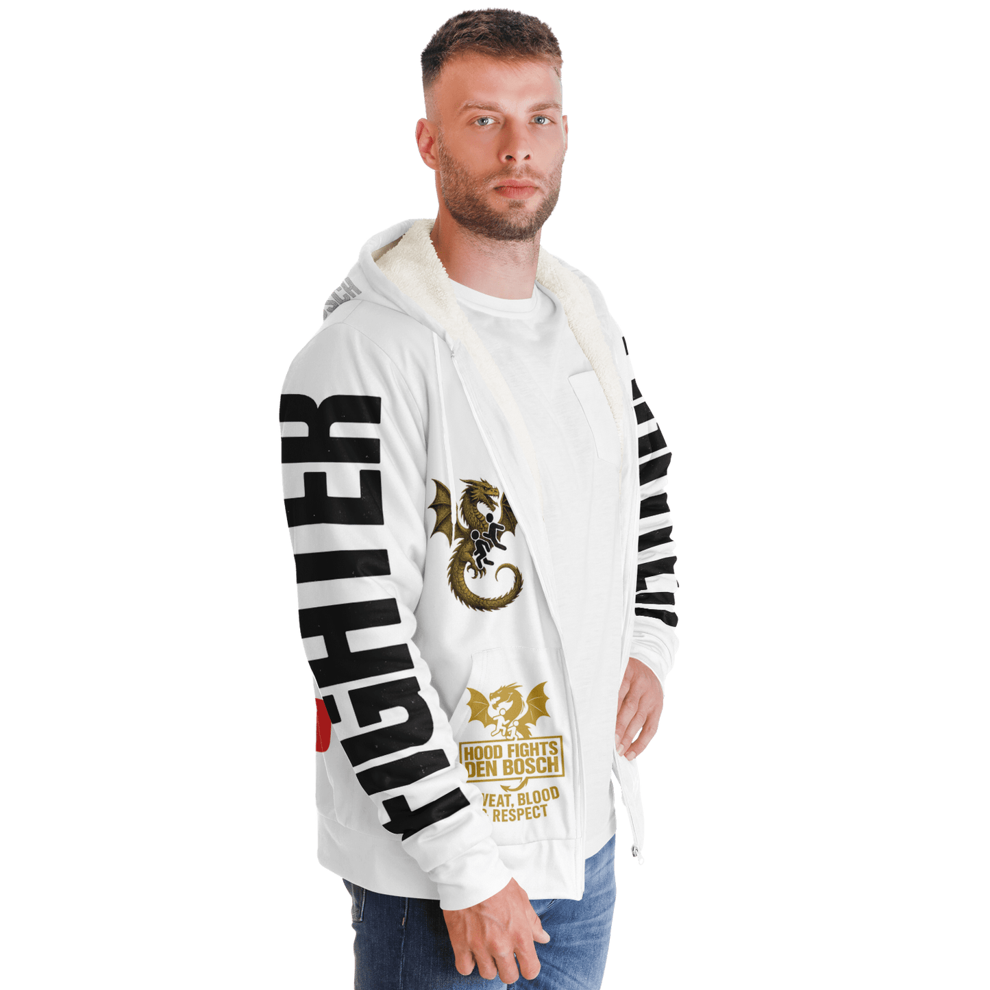 HFDB Microfleece HOODY: ultiem comfort in stijl - Hood Fights Den Bosch