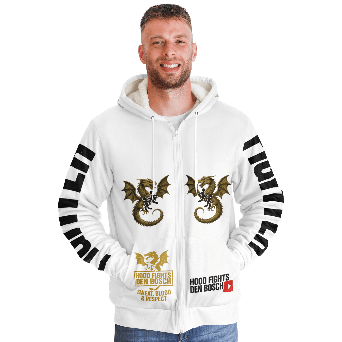 HFDB Microfleece HOODY: ultiem comfort in stijl - Hood Fights Den Bosch