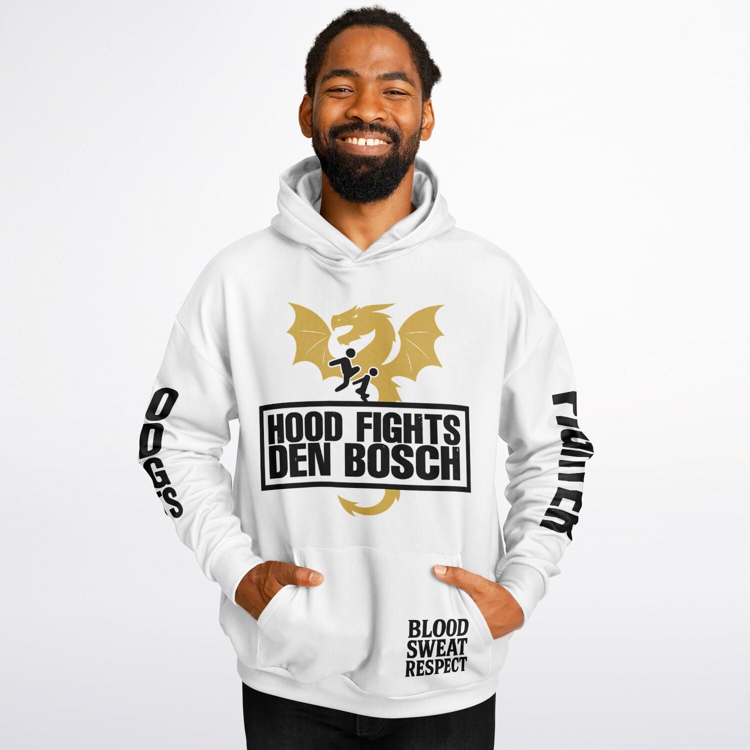 HOOD FIGHTS DEN BOSCH Oversized Hoodie - Hood Fights Den Bosch
