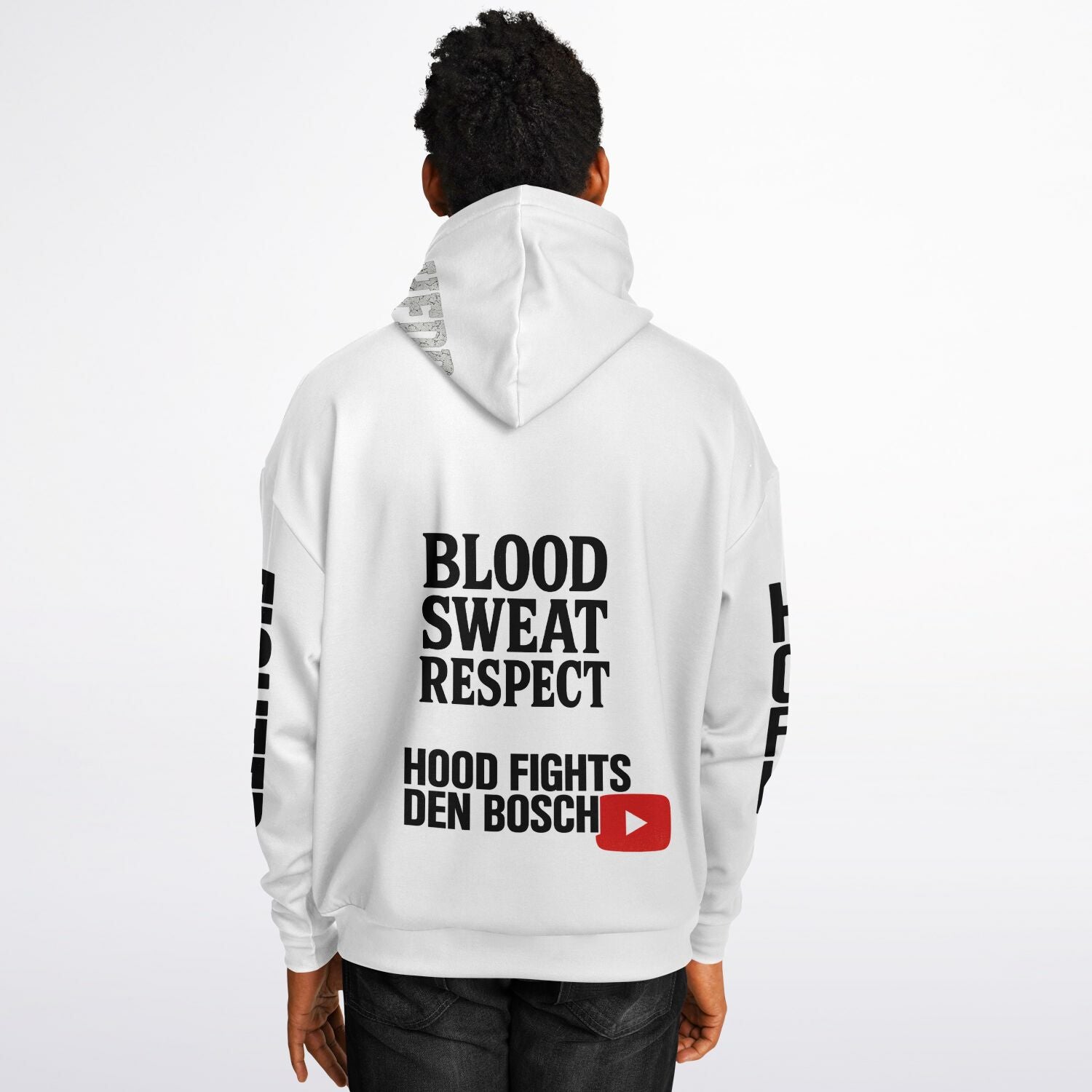 HOOD FIGHTS DEN BOSCH Oversized Hoodie - Hood Fights Den Bosch