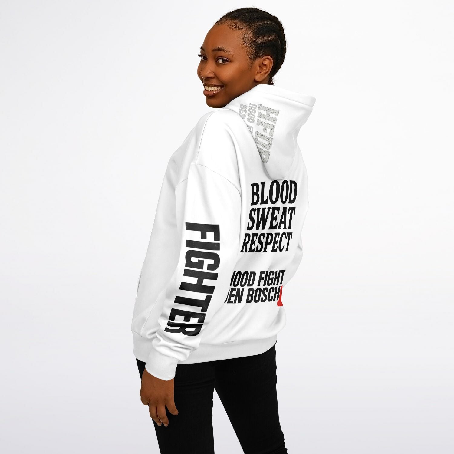 HOOD FIGHTS DEN BOSCH Oversized Hoodie - Hood Fights Den Bosch