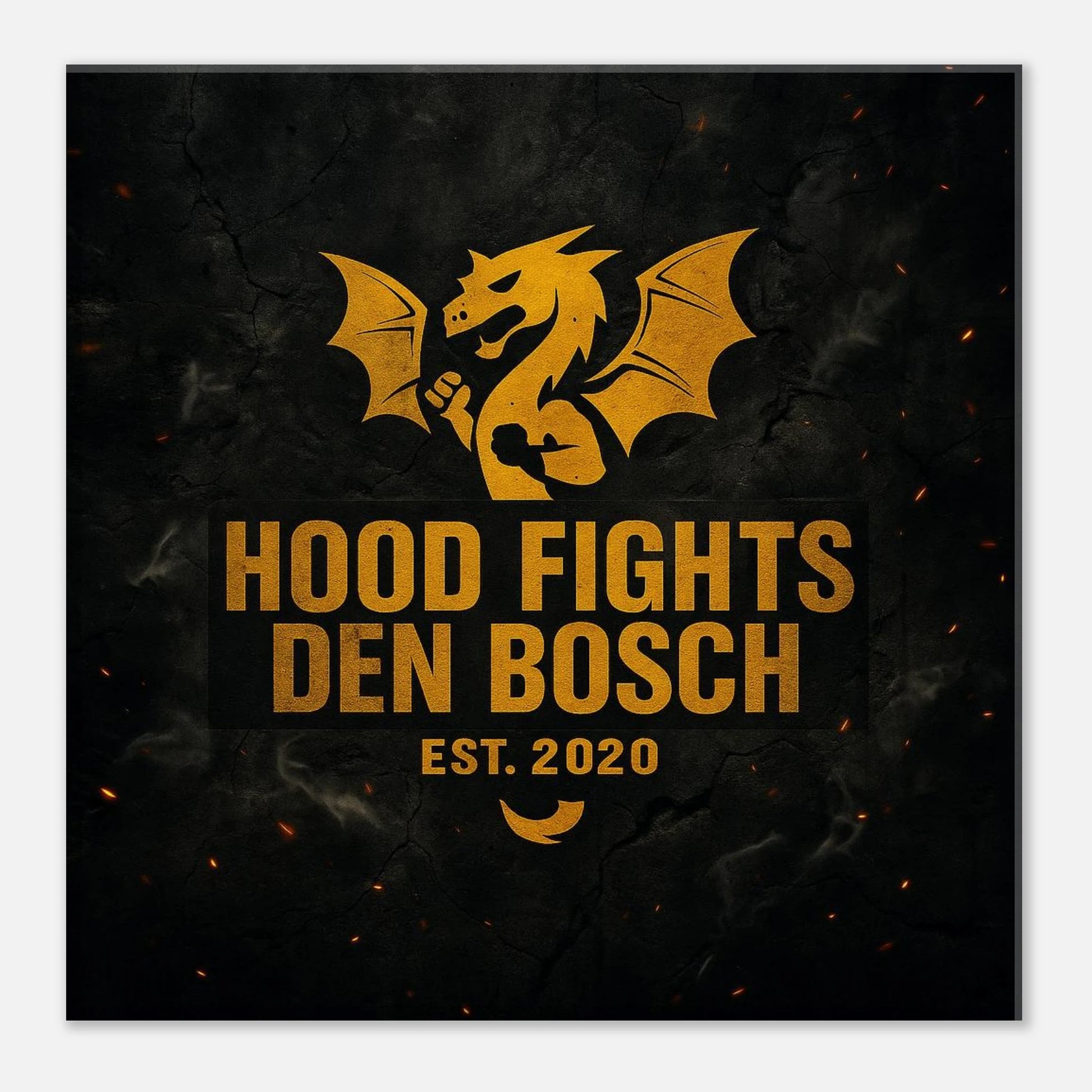 schilderij Hoodfights 's - Hertogenbosch - Hood Fights Den Bosch