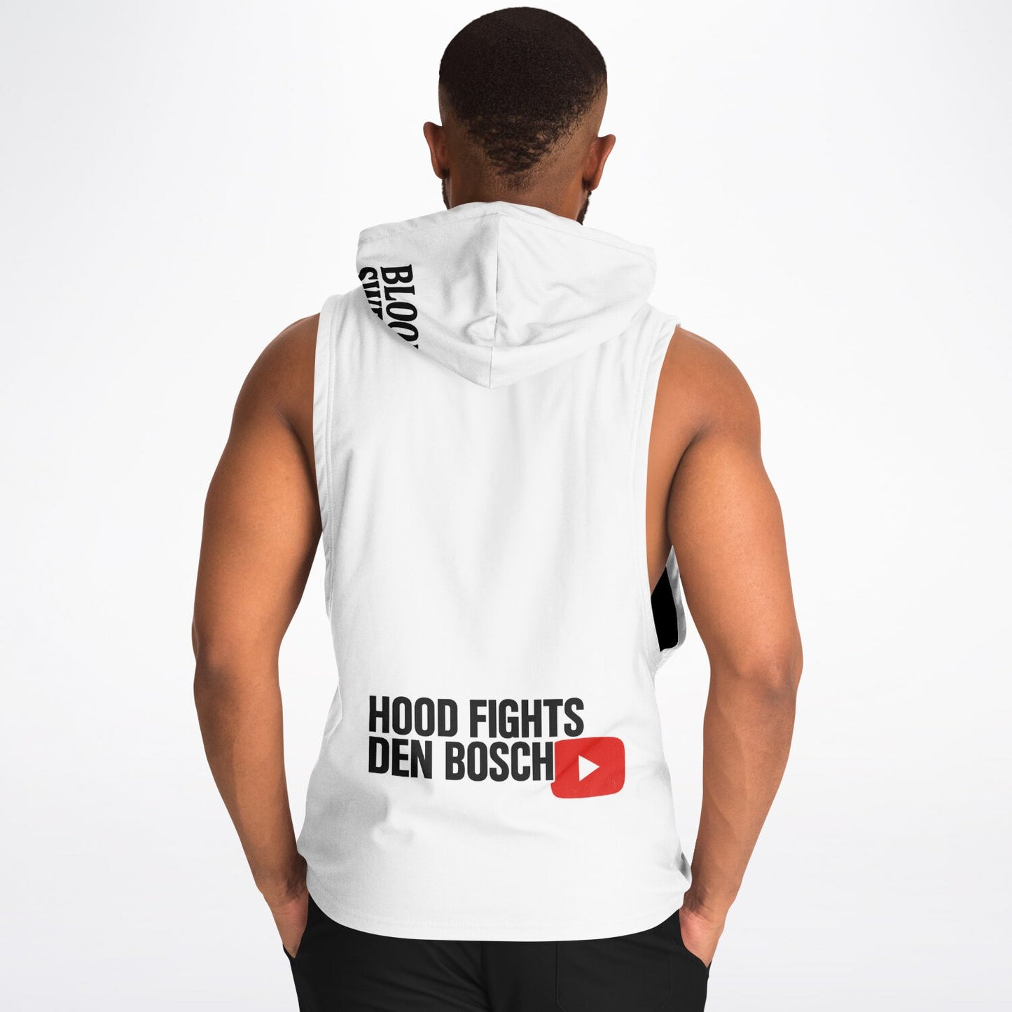 HFDB O.G Logo mouwloze Hoodie - Hood Fights Den Bosch