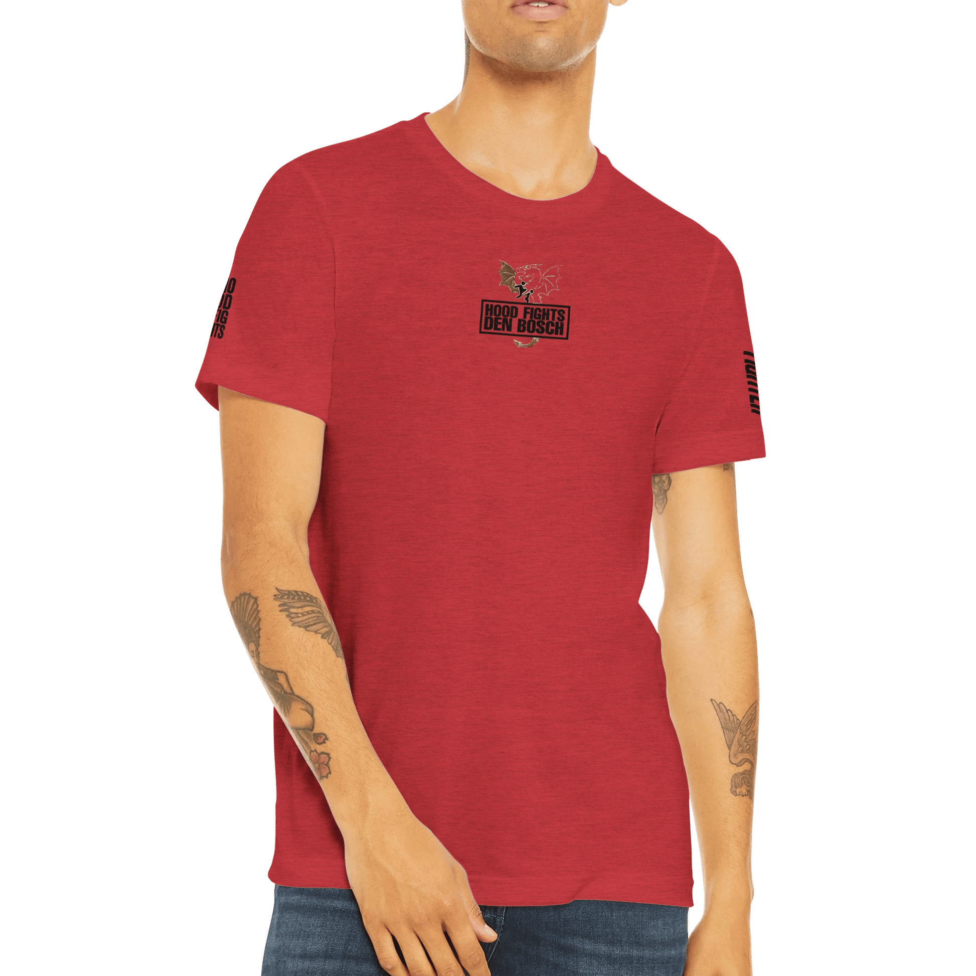 O₂ Den Bosch – Gebreid Logo Triblend Unisex T-Shirt - Hood Fights Den Bosch