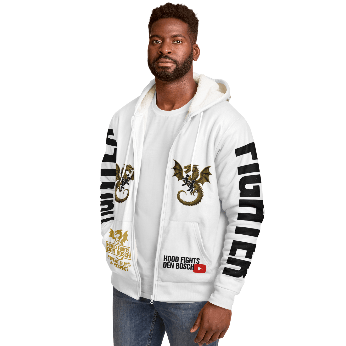 HFDB Microfleece HOODY: ultiem comfort in stijl - Hood Fights Den Bosch