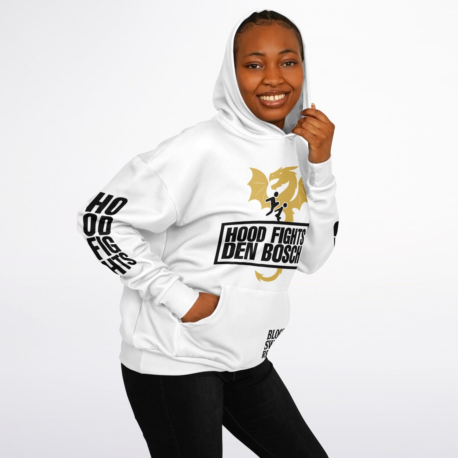 HOOD FIGHTS DEN BOSCH Oversized Hoodie - Hood Fights Den Bosch