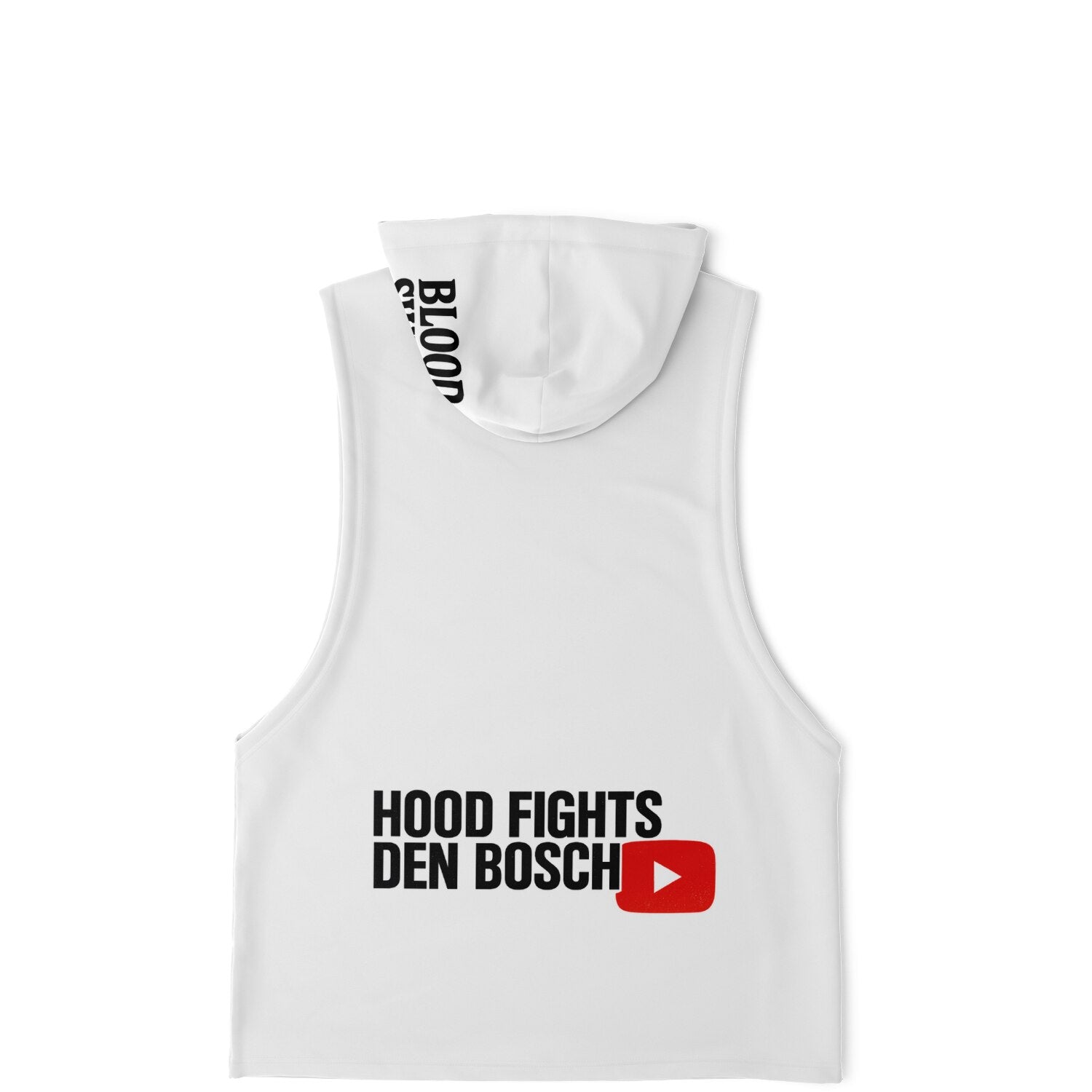 HFDB O.G Logo mouwloze Hoodie - Hood Fights Den Bosch