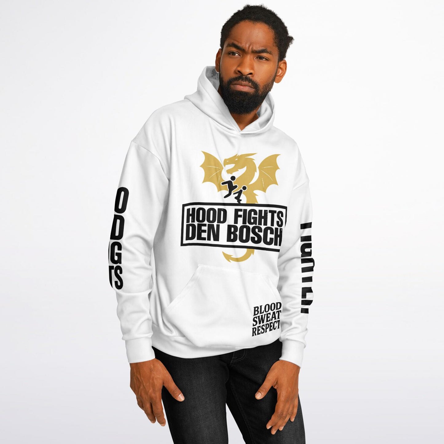 HOOD FIGHTS DEN BOSCH Oversized Hoodie - Hood Fights Den Bosch