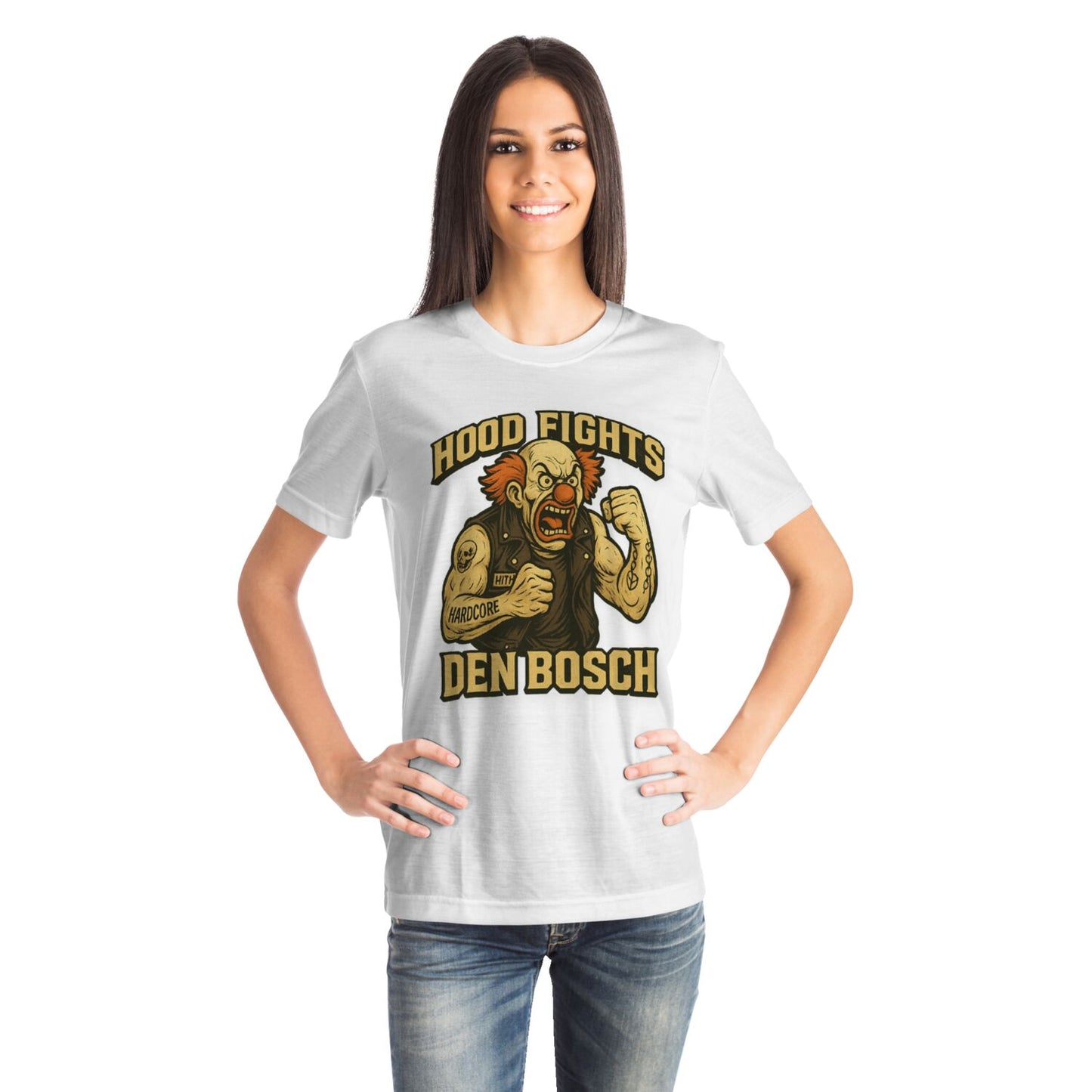 T-shirt 2 HITMAN CLOWN SERIE - Hood Fights Den Bosch