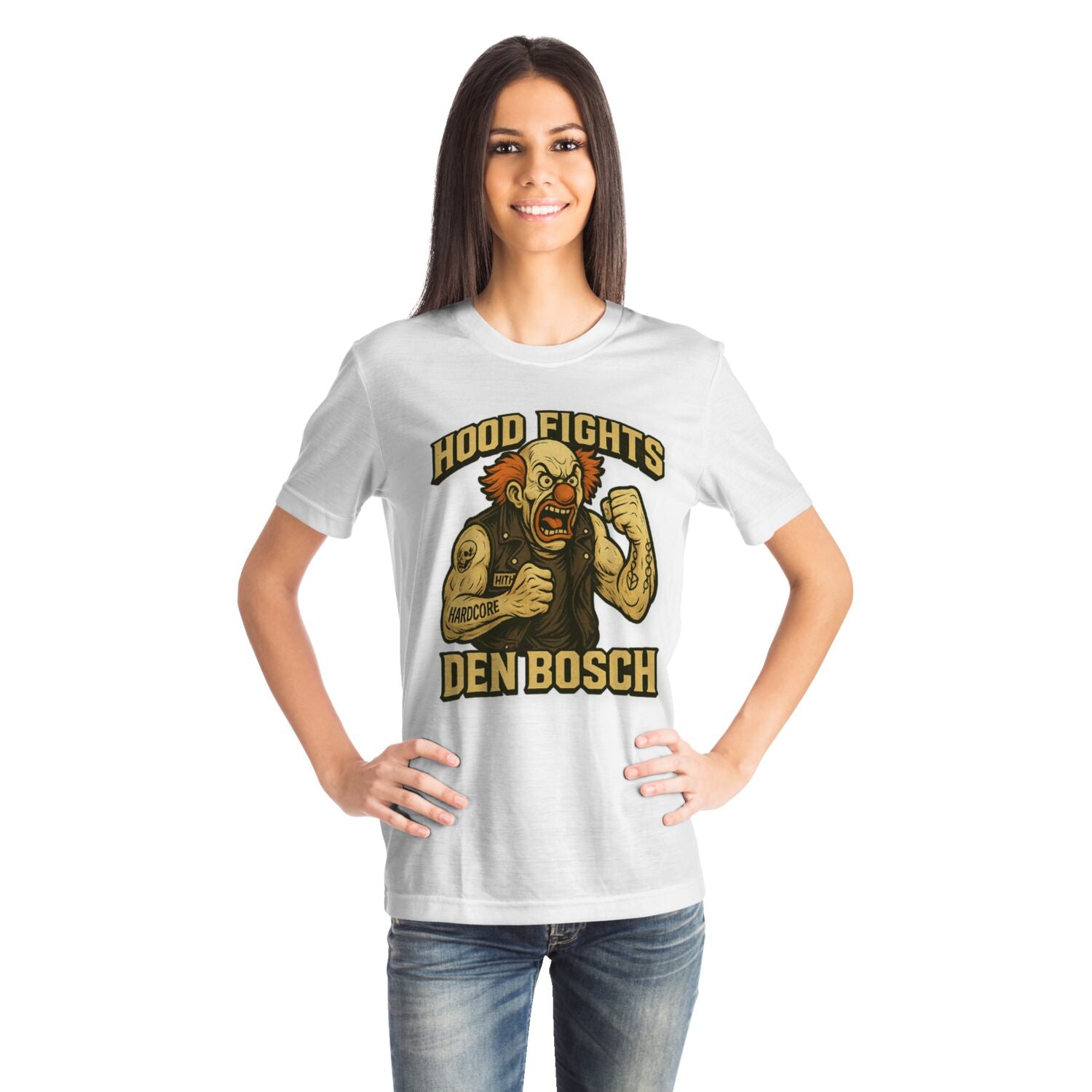T-shirt 2 HITMAN CLOWN SERIE - Hood Fights Den Bosch