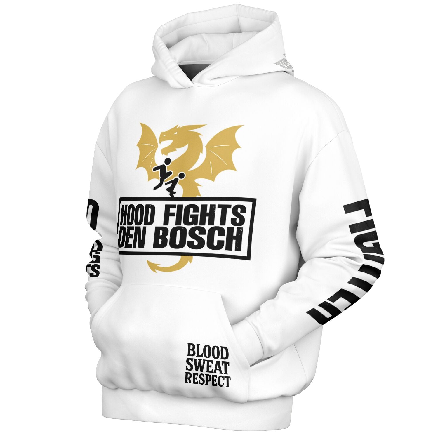 HOOD FIGHTS DEN BOSCH Oversized Hoodie - Hood Fights Den Bosch