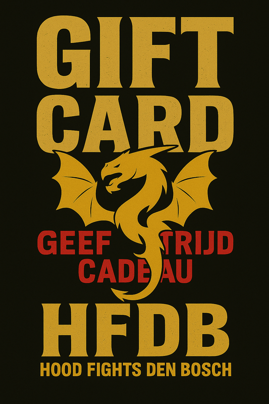 🧨 HFDB Digital Giftcard – “GEEF STRIJD CADEAU” - Hood Fights Den Bosch
