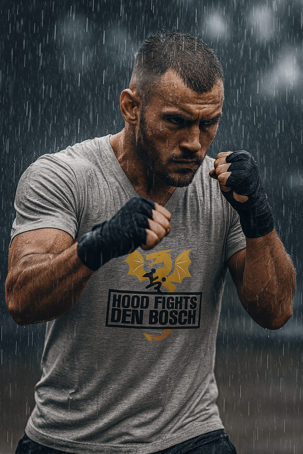 🩸 HFDB GRAYLINE V - NECK™ - Hood Fights Den Bosch