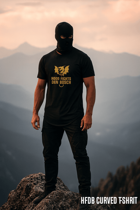 HFDB Curved T-shirt - Hood Fights Den Bosch