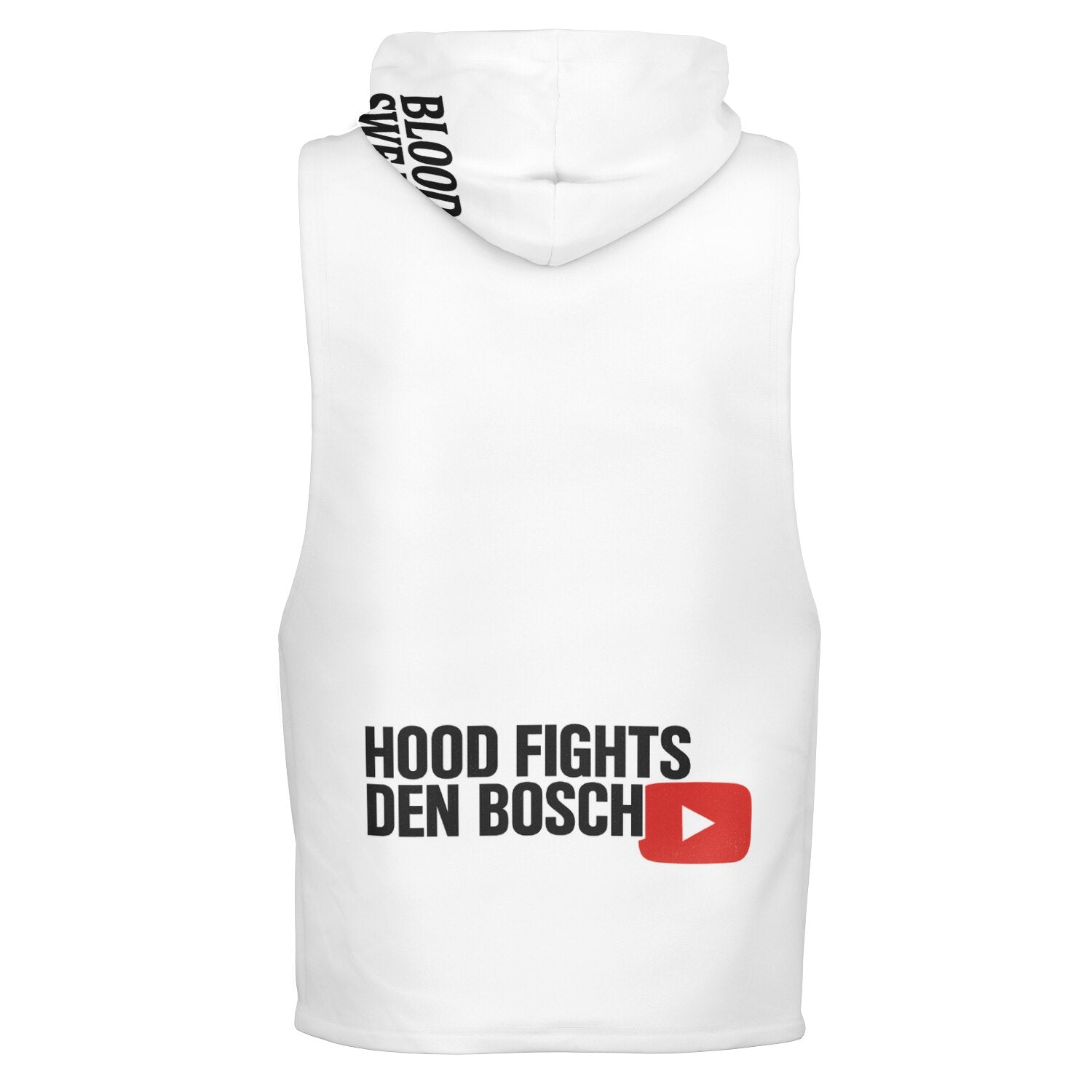 HFDB O.G Logo mouwloze Hoodie - Hood Fights Den Bosch
