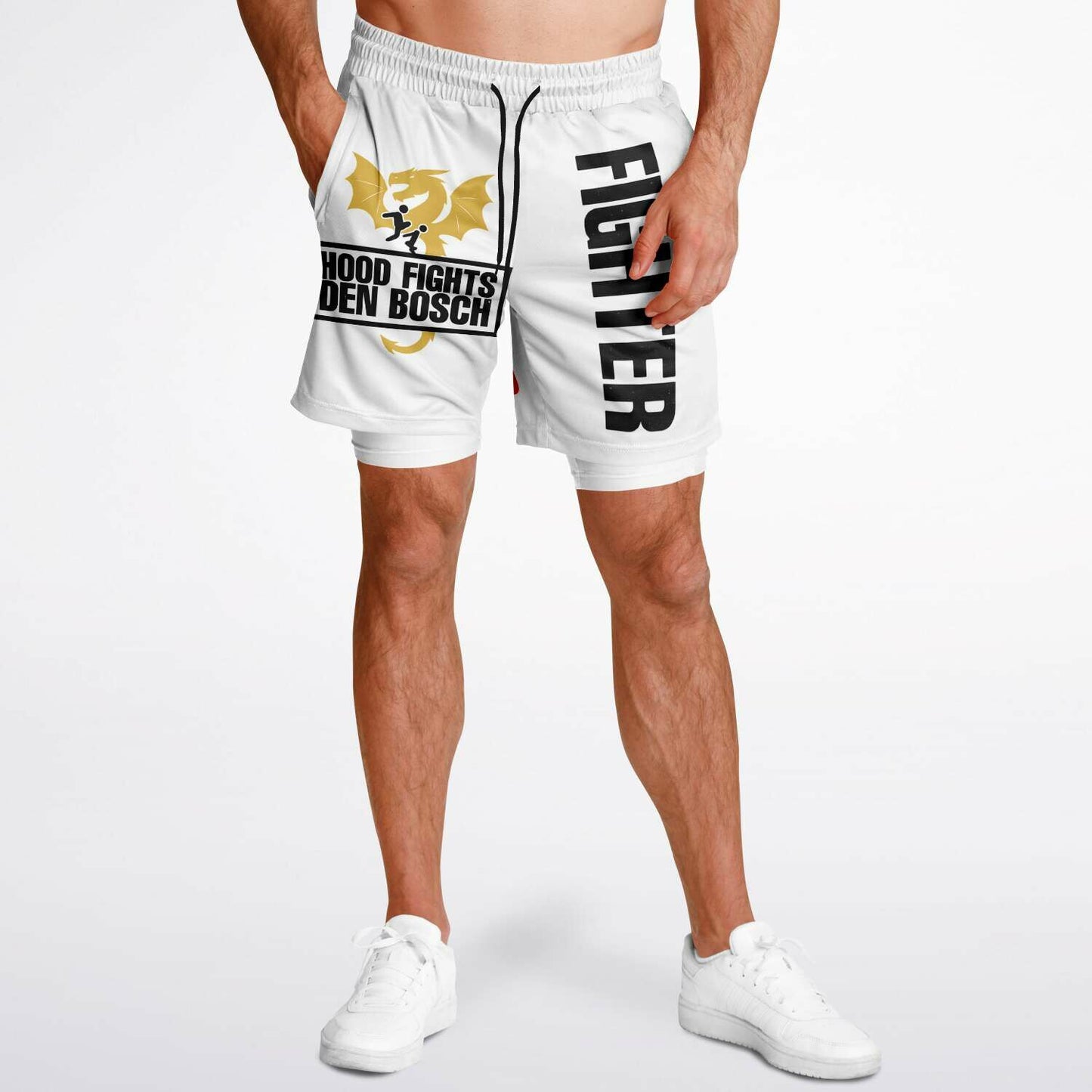 HFDB Fighter Shorts - Hood Fights Den Bosch