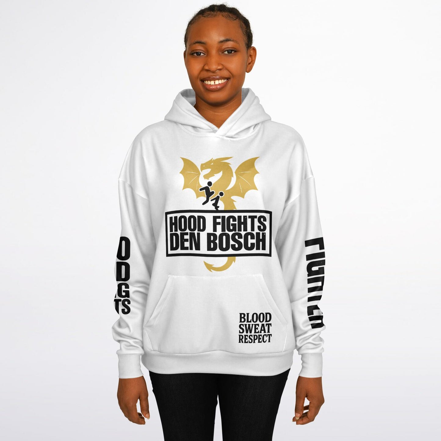 HOOD FIGHTS DEN BOSCH Oversized Hoodie - Hood Fights Den Bosch
