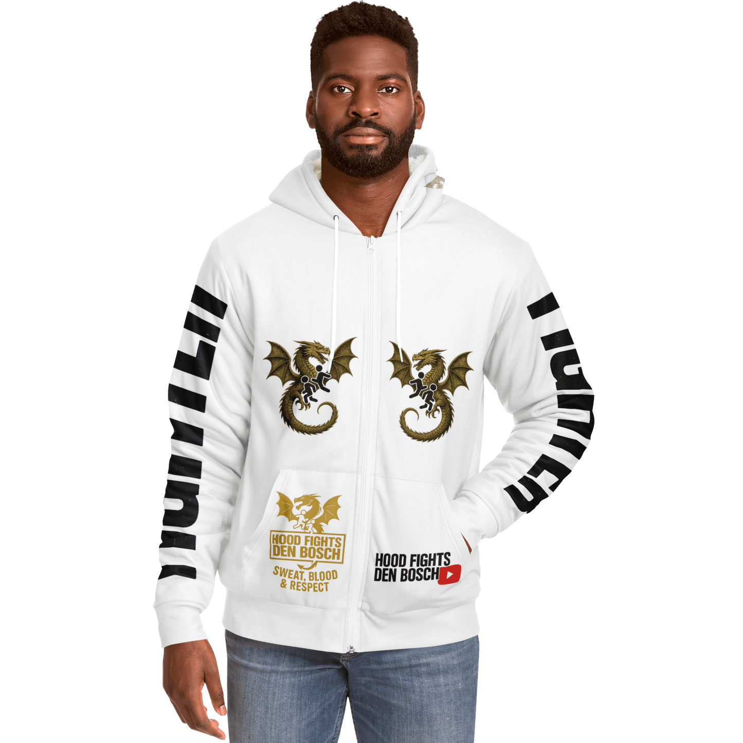 HFDB Microfleece HOODY: ultiem comfort in stijl - Hood Fights Den Bosch