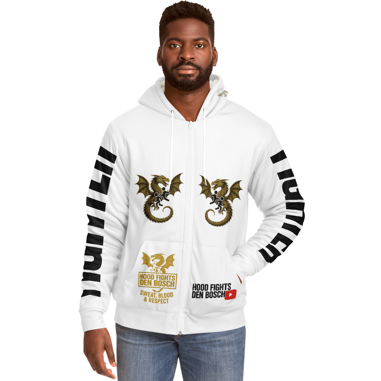 HFDB Microfleece HOODY: ultiem comfort in stijl - Hood Fights Den Bosch