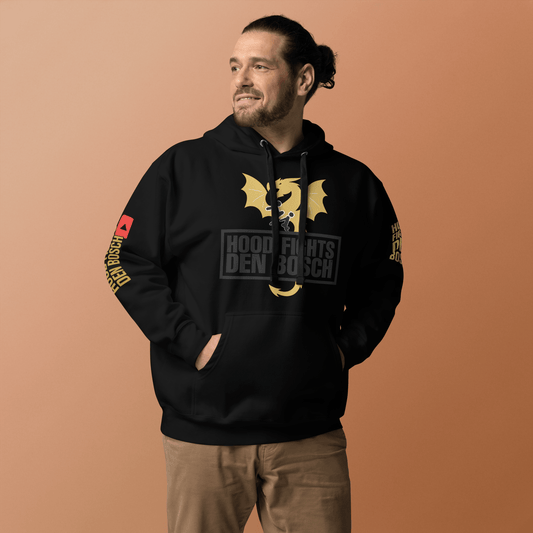 HFDB Gold Legacy Hoodie - Hood Fights Den Bosch