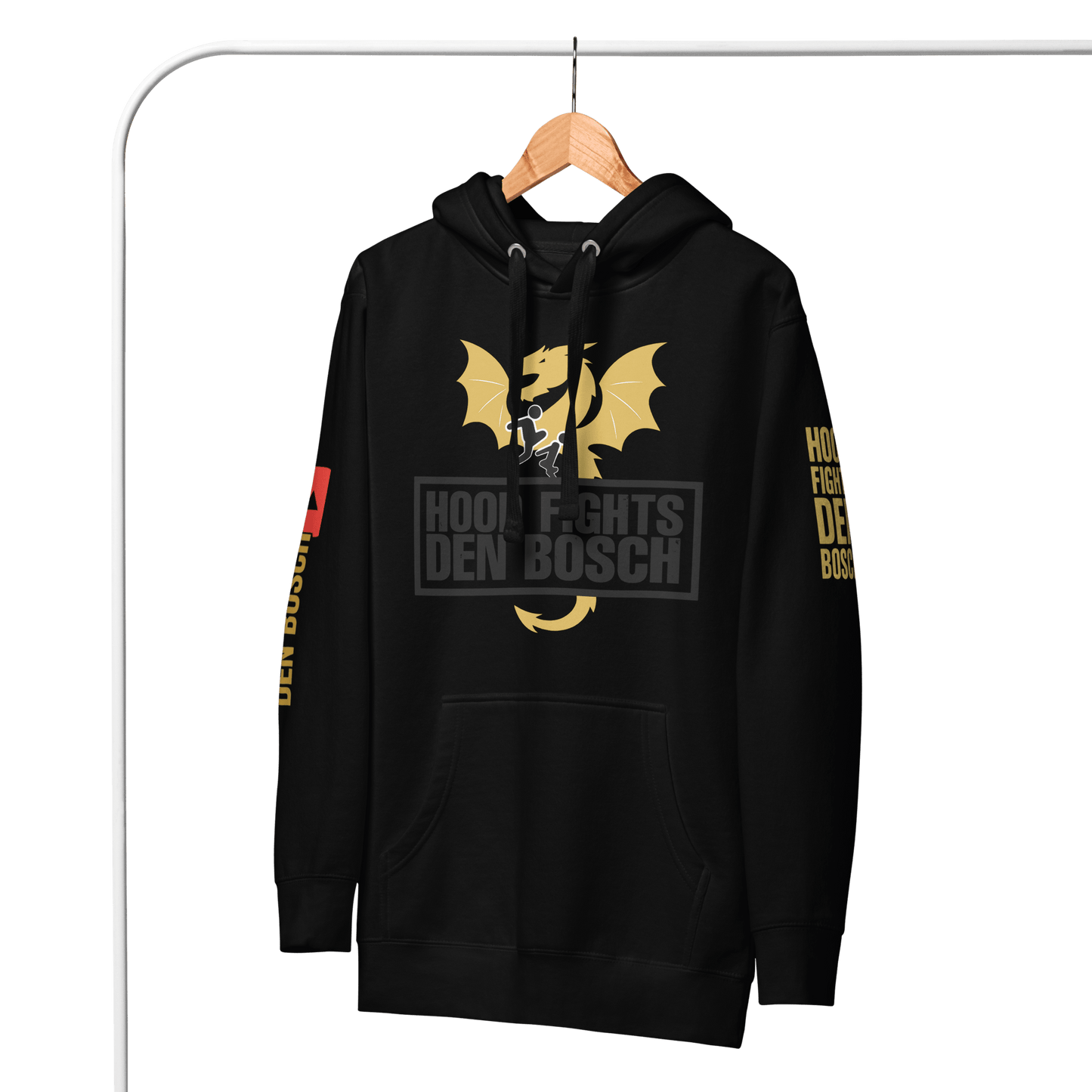 HFDB Gold Legacy Hoodie - Hood Fights Den Bosch
