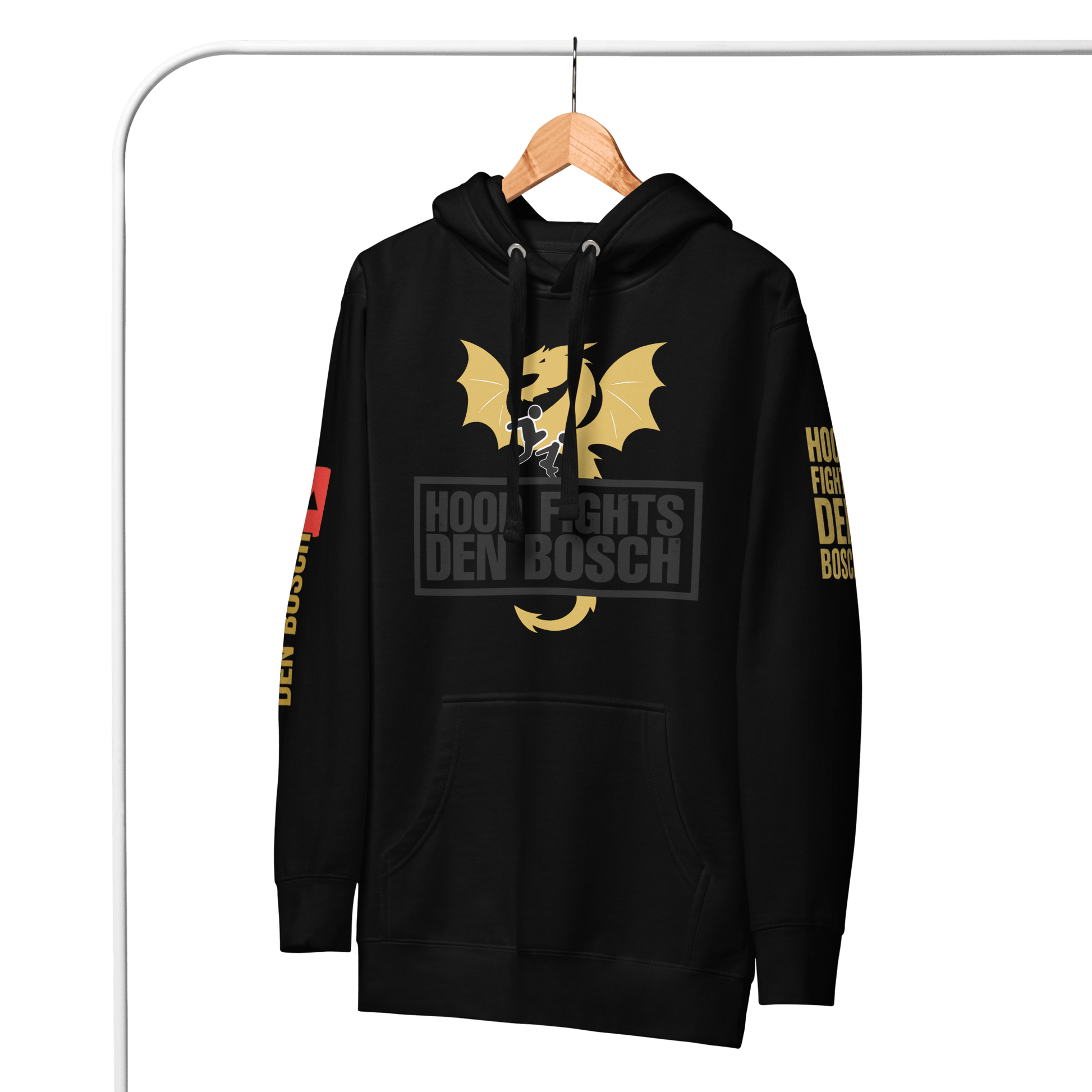 HFDB Gold Legacy Hoodie - Hood Fights Den Bosch
