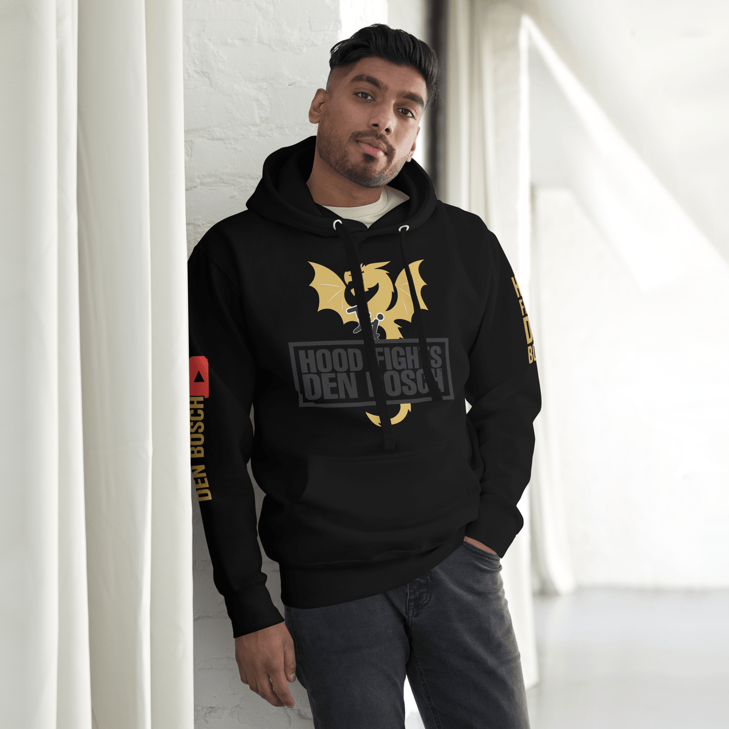 HFDB Gold Legacy Hoodie - Hood Fights Den Bosch