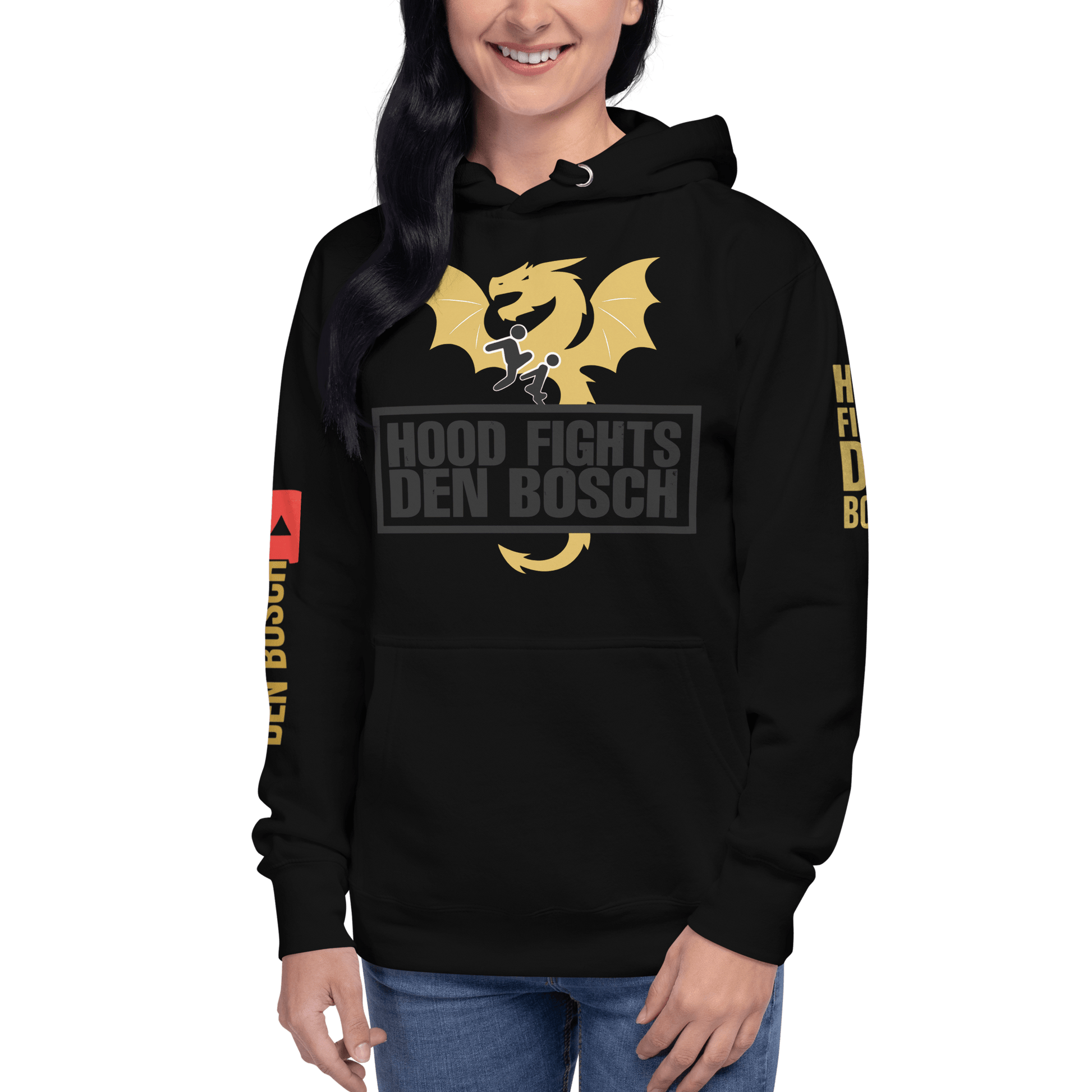 HFDB Gold Legacy Hoodie - Hood Fights Den Bosch
