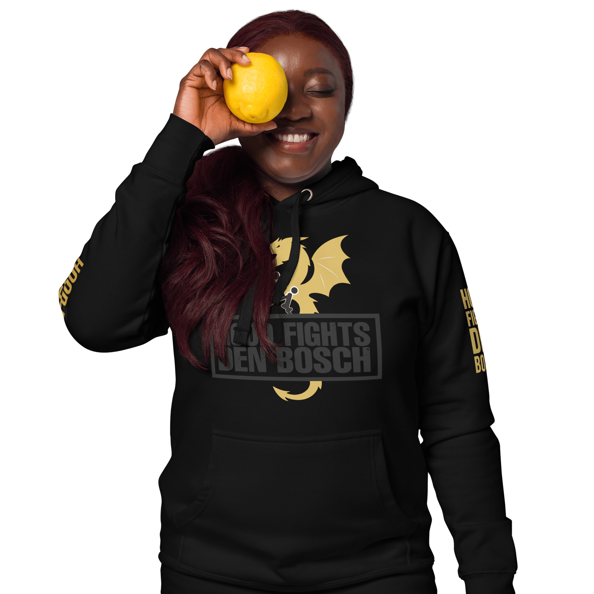 HFDB Gold Legacy Hoodie - Hood Fights Den Bosch