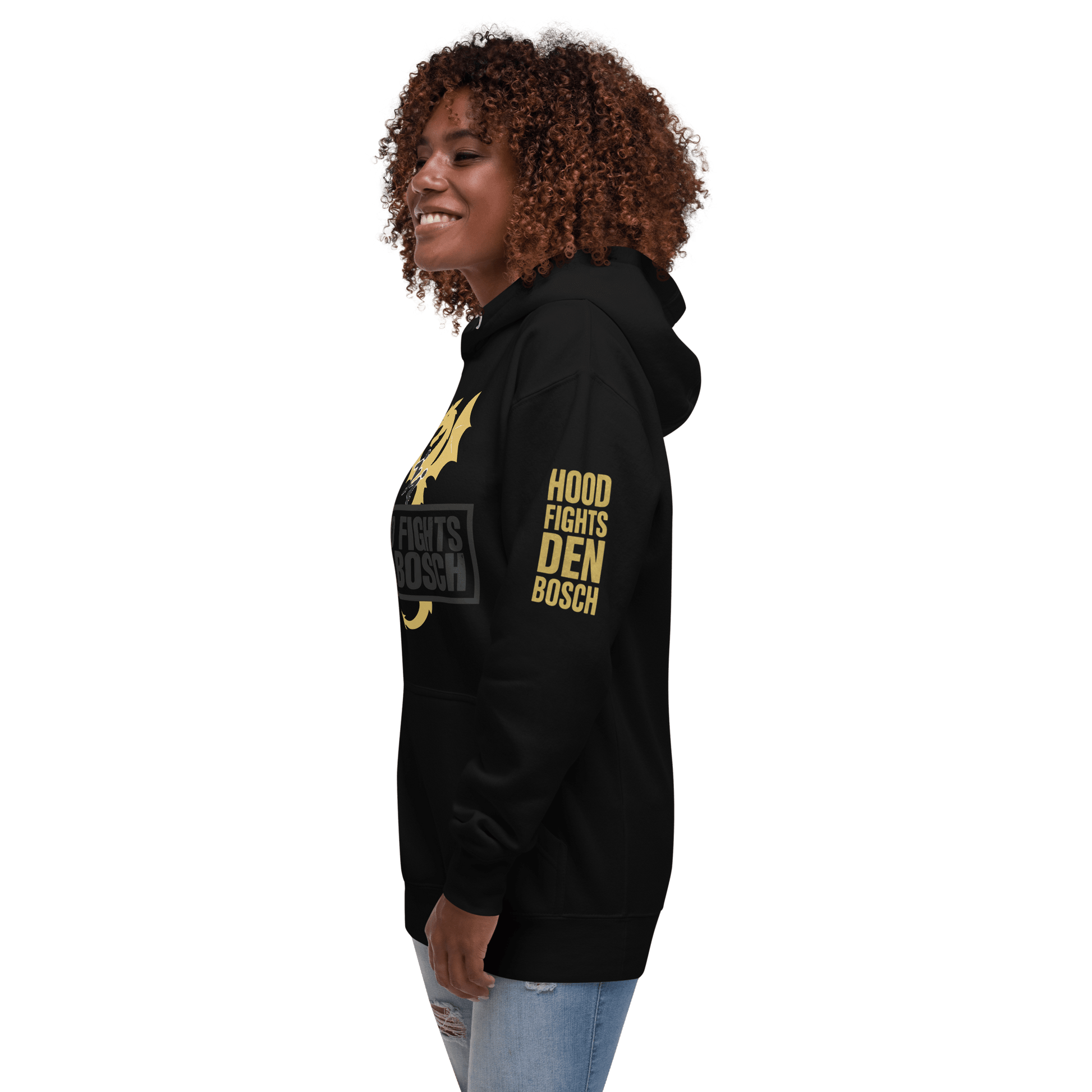 HFDB Gold Legacy Hoodie - Hood Fights Den Bosch