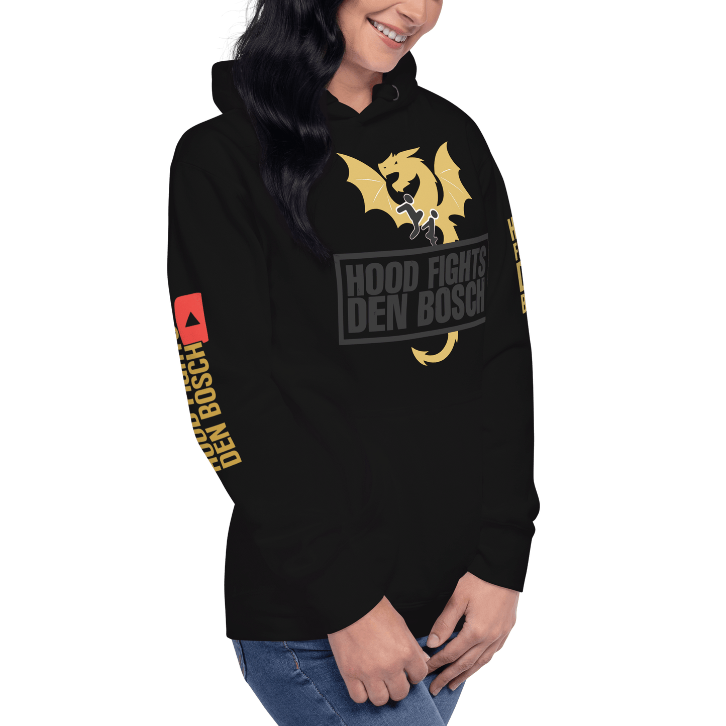 HFDB Gold Legacy Hoodie - Hood Fights Den Bosch
