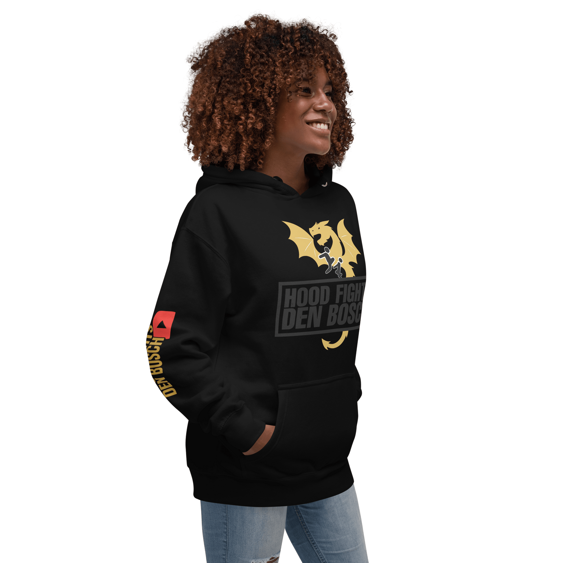 HFDB Gold Legacy Hoodie - Hood Fights Den Bosch