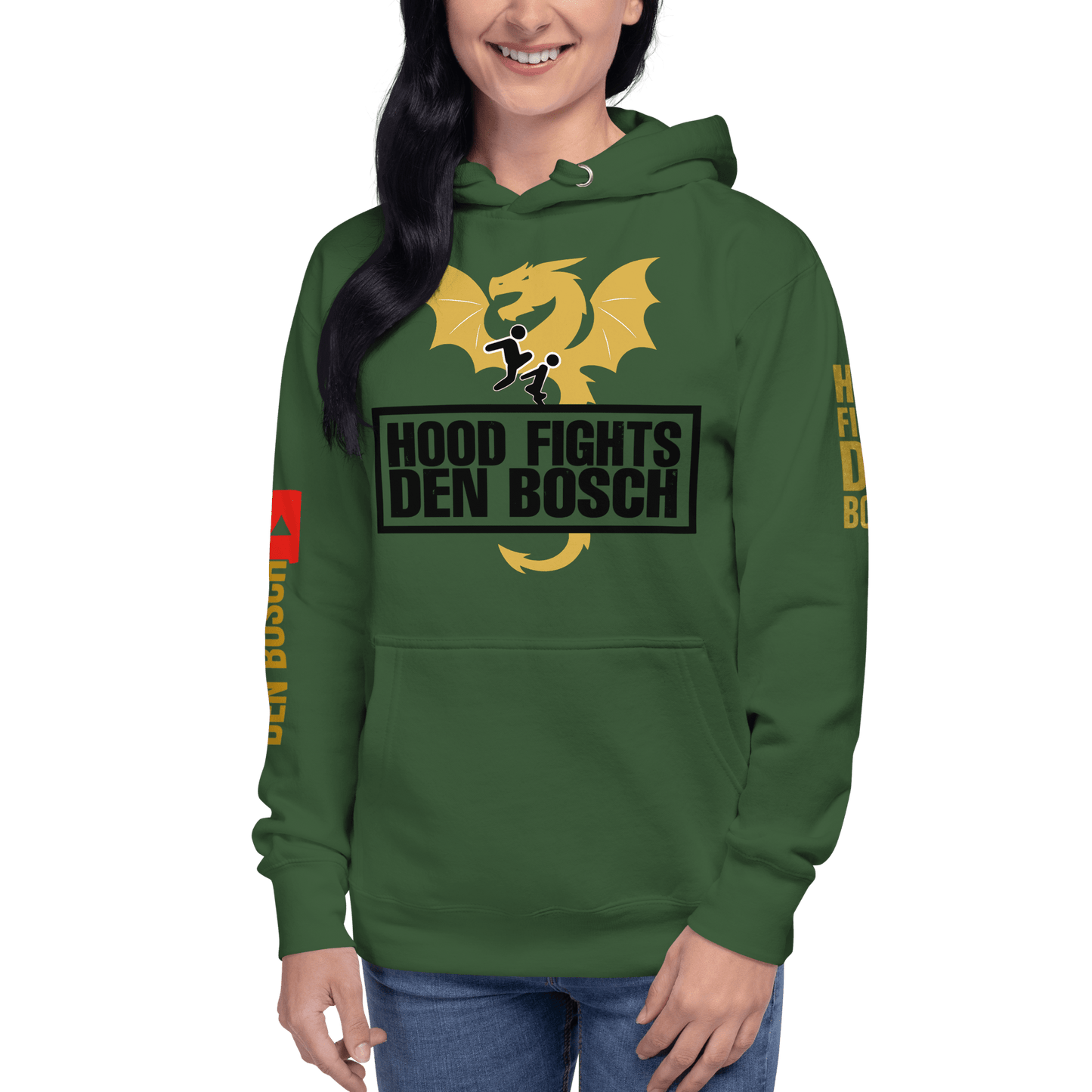 HFDB Gold Legacy Hoodie - Hood Fights Den Bosch