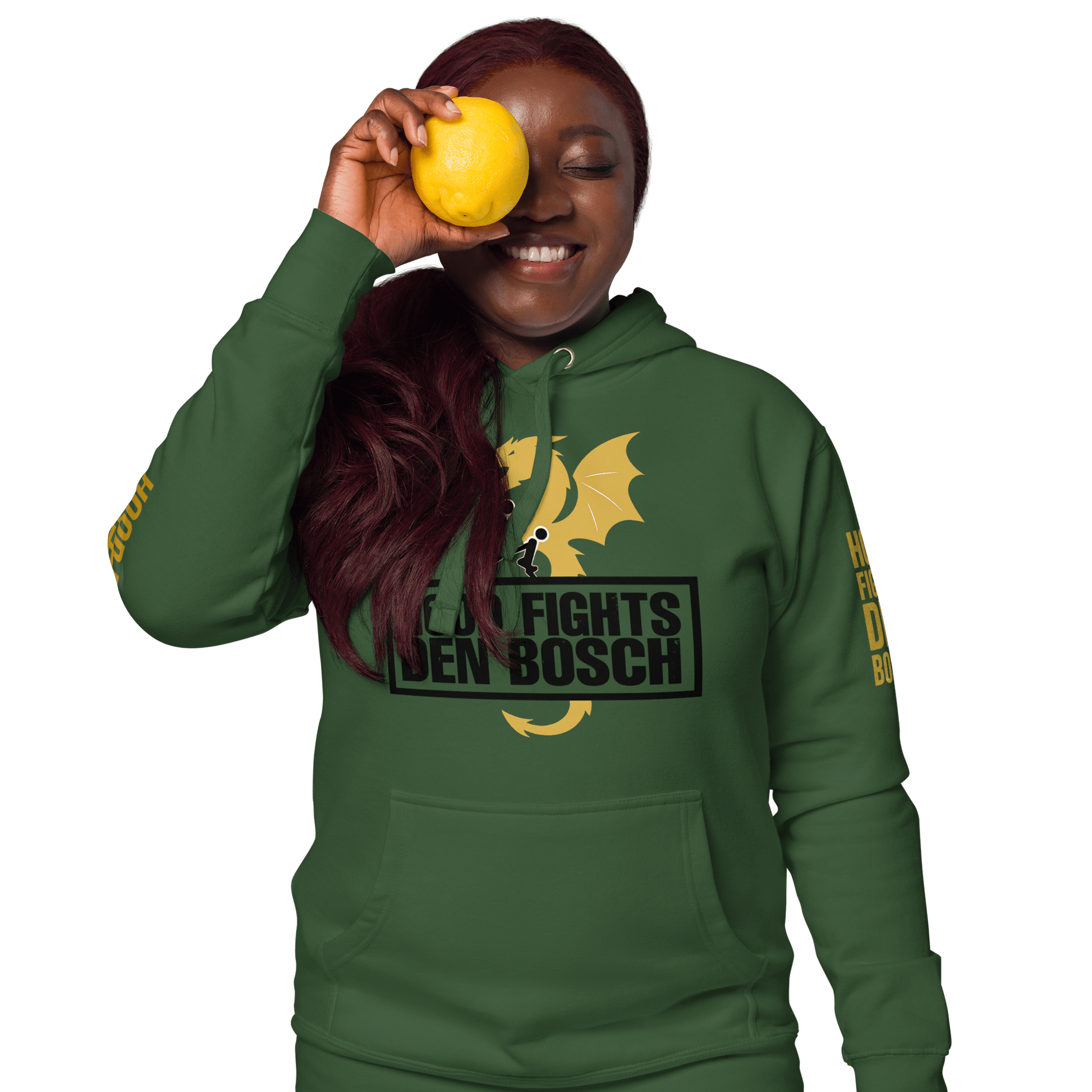 HFDB Gold Legacy Hoodie - Hood Fights Den Bosch