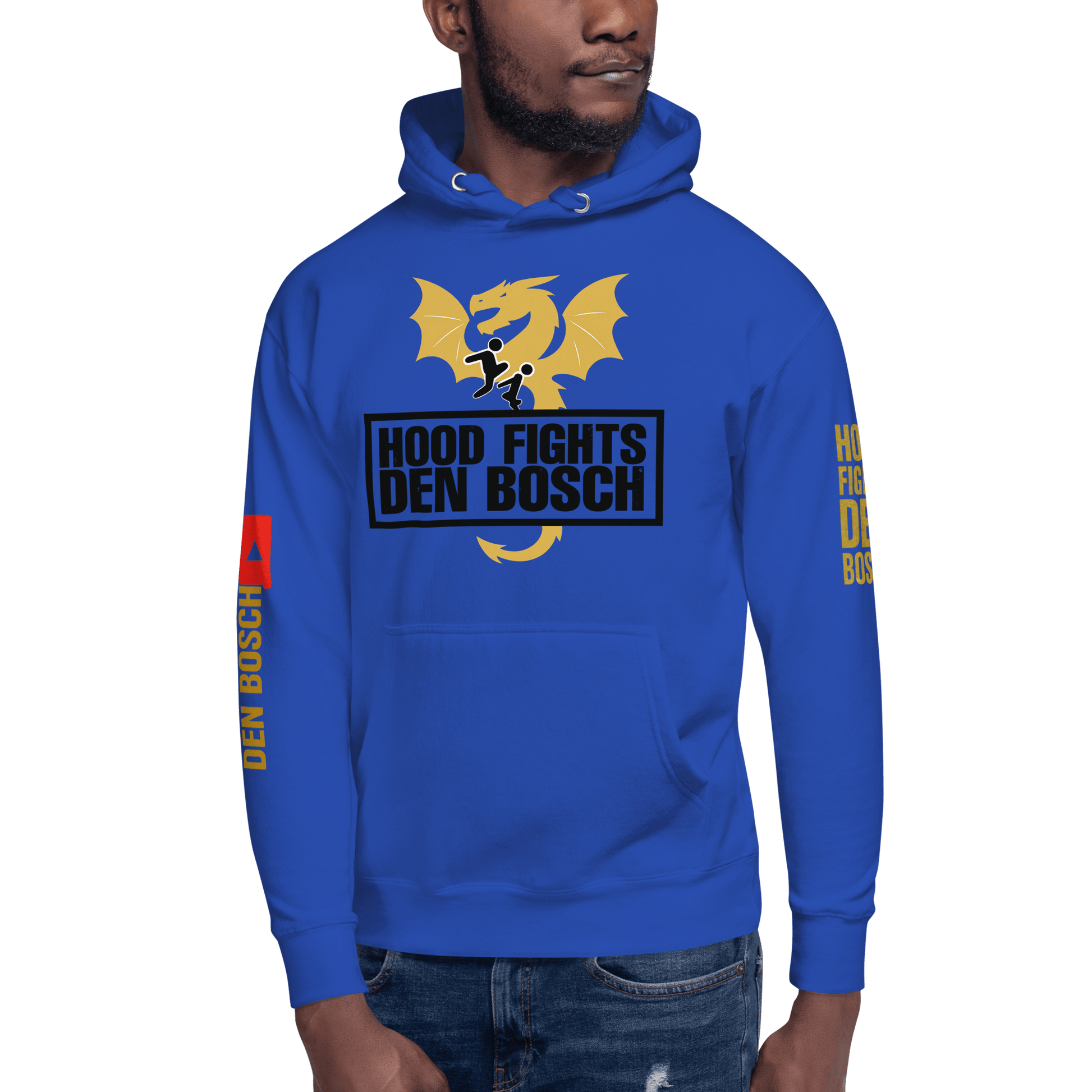 HFDB Gold Legacy Hoodie - Hood Fights Den Bosch