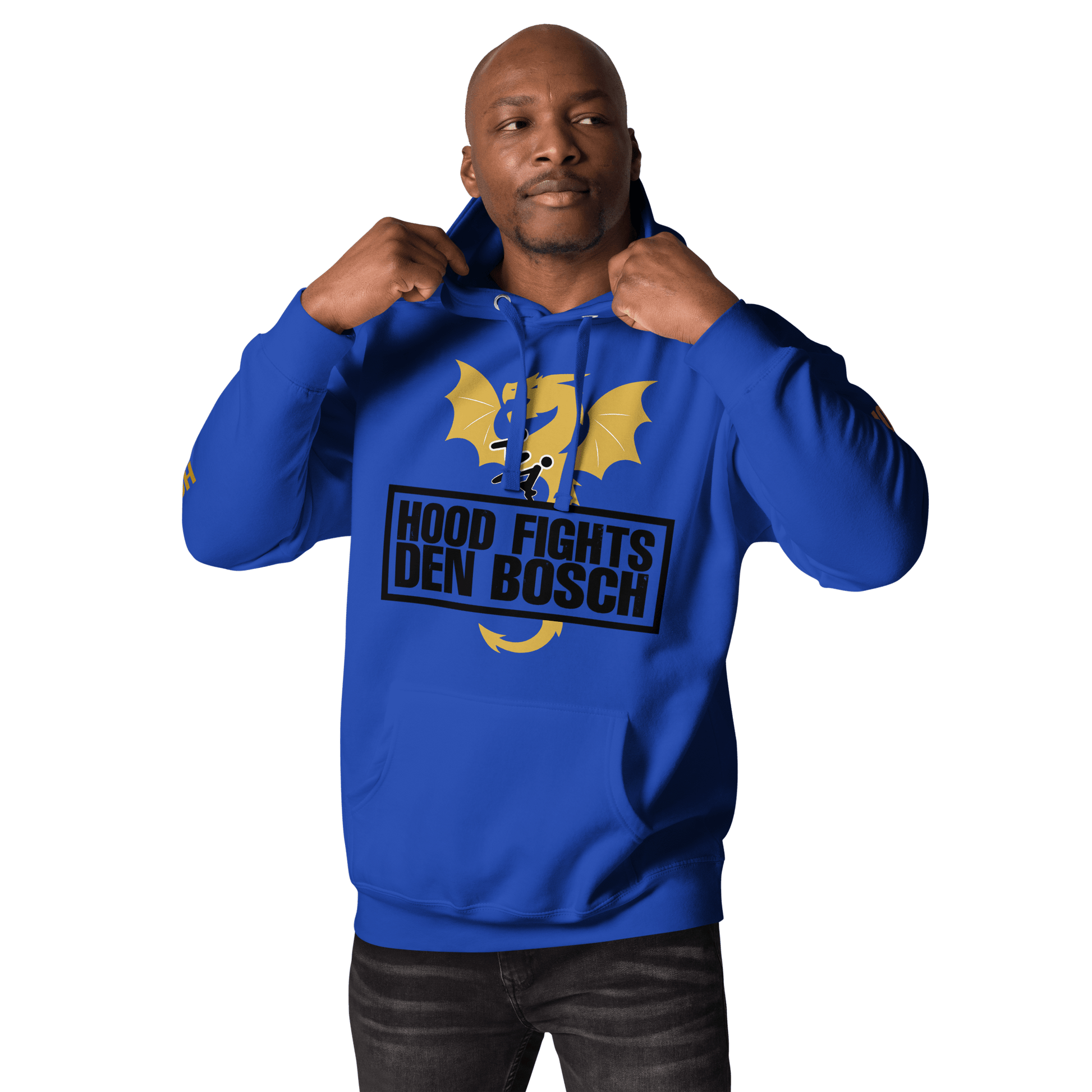 HFDB Gold Legacy Hoodie - Hood Fights Den Bosch