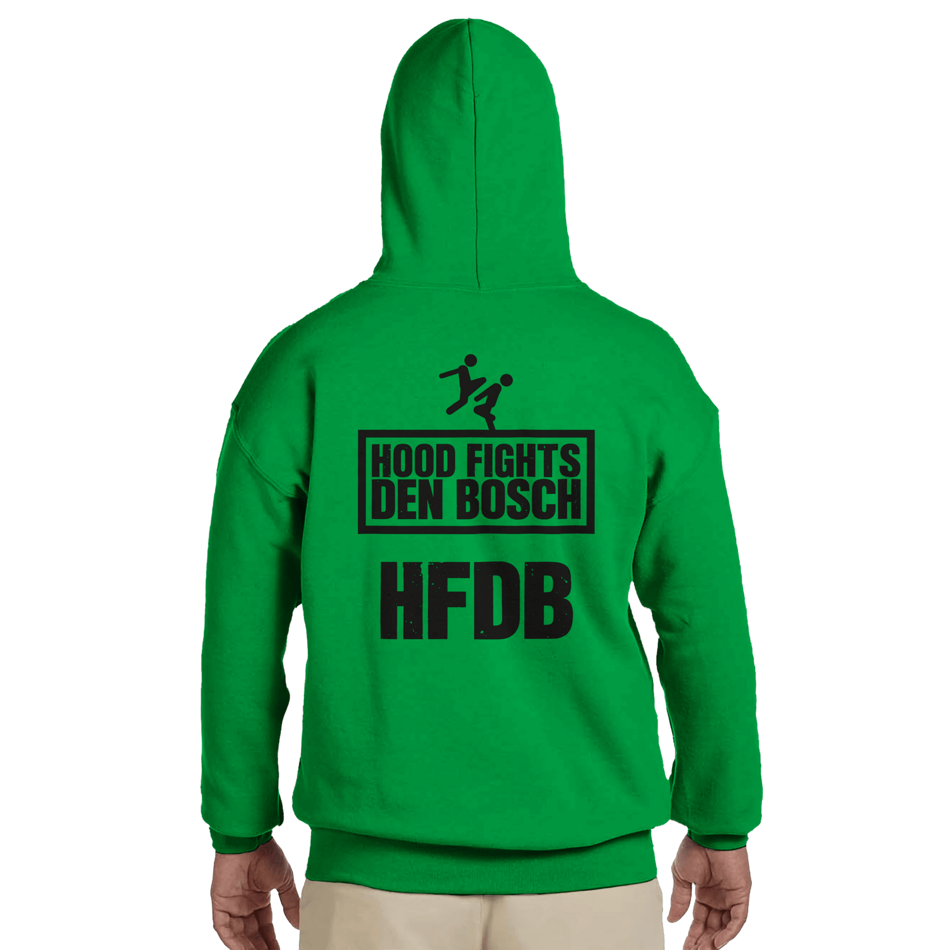 HFDB BATTLE HOODIE™ – Heavy Cotton Blend - Hood Fights Den Bosch