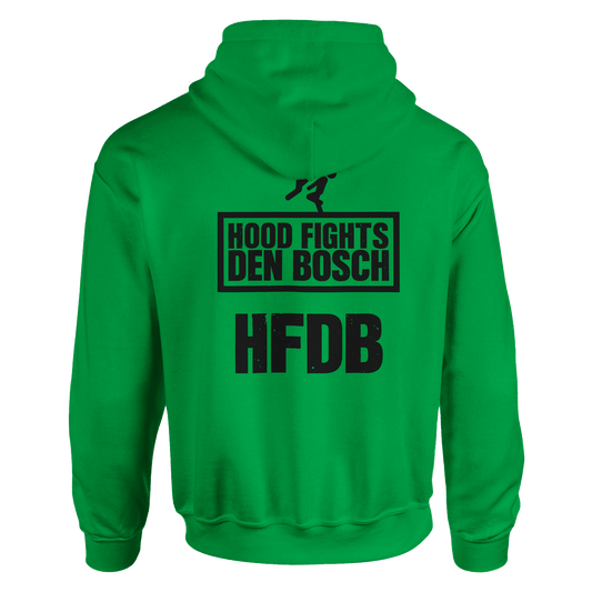 HFDB BATTLE HOODIE™ – Heavy Cotton Blend - Hood Fights Den Bosch