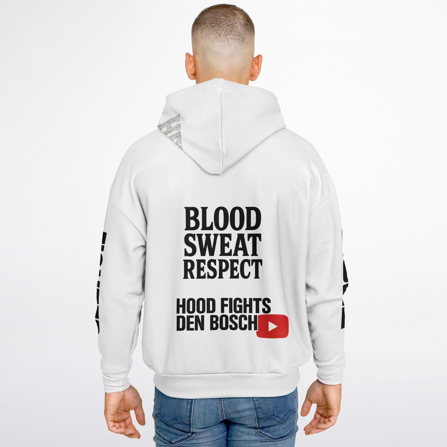 HOOD FIGHTS DEN BOSCH Oversized Hoodie - Hood Fights Den Bosch