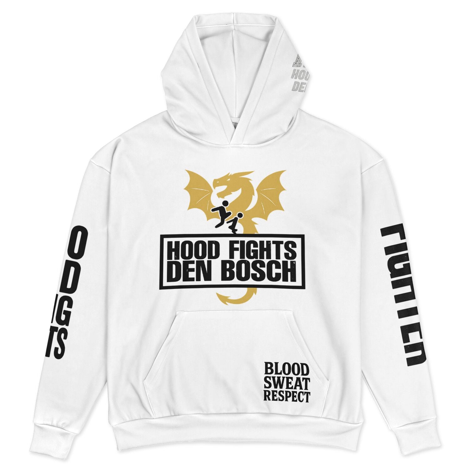 HOOD FIGHTS DEN BOSCH Oversized Hoodie - Hood Fights Den Bosch